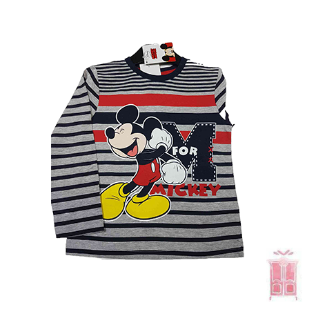 Camiseta de rayas Mickey